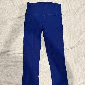 Blue Lululemon leggings